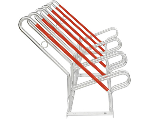 Fahrradständer aus Metall mit mehreren Stellplätzen