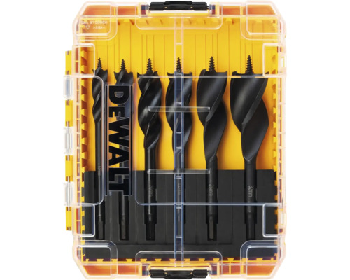 Dewalt Holzbohrer Set mit verschiedenen Größen in Aufbewahrungsbox