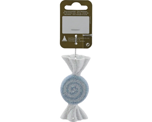 Dekorative Bonbon-Figur mit Aufhänger als Weihnachtsbaumschmuck