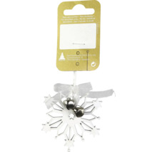 Weihnachtsdekoration Schneeflocke mit Glocken zum Aufhängen