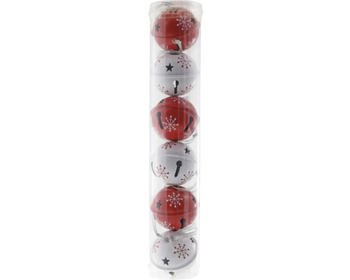 Packung mit Christbaumglocken in transparenter Verpackung