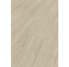 Nahaufnahme von Laminatboden mit Holzoptik.