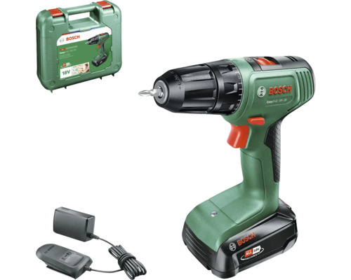 Bosch EasyDrill 18V-38 Akku-Bohrschrauber mit Ladegerät und Aufbewahrungskoffer