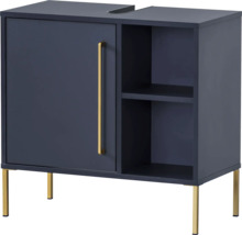 Waschtischunterschrank mit Tür, Regal und Füßen