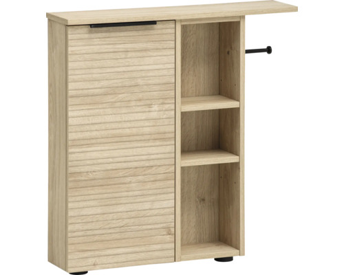 Schuhschrank mit einer Tür und drei Regalfächern