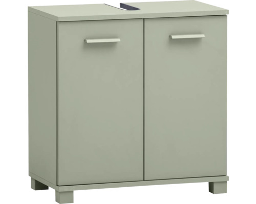 Waschtischunterschrank Möbelpartner Mono 59,8x62,4x32,6 cm pistazie Waschtischunterschrank mit zwei Türen