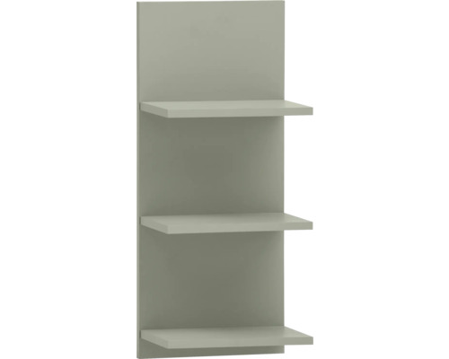 Wandregal Möbelpartner Mono 30,3x70,2x17,45 cm pistazie Wandregal mit drei Ablagen zur Wandmontage
