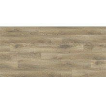 Nahaufnahme von Vinylboden in Holzoptik.