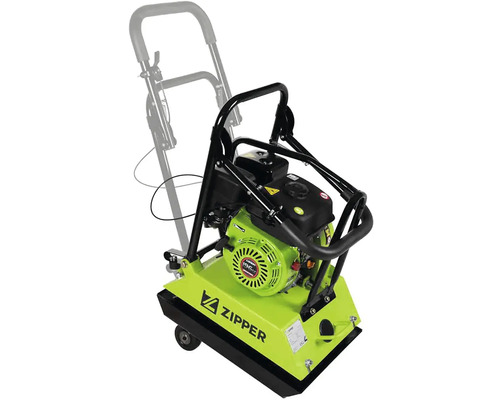 Zipper Rüttelplatte mit Motor und Handgriff