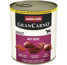 Hundefutter nass animonda Gran Carno Adult Herz 800 g