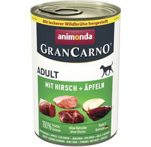 Hundefutter nass animonda Gran Carno Adult Hirsch + Apfel 400 g