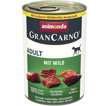 Hundefutter nass animonda Gran Carno Adult mit Wild 400 g