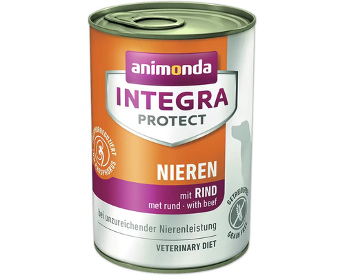 Hundefutter nass animonda Intergra Protect Nieren 400 g mit Rind, bei unzureichender Nierenleistung