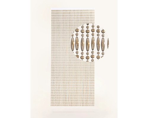 Türvorhang Cyprus beige 90x210 cm Dekorative Tür- und Fenstermarkise mit Muster