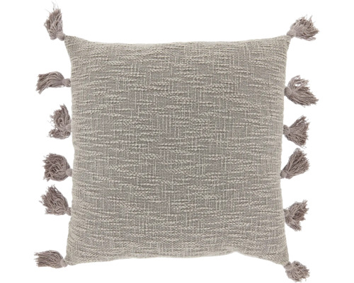 Dekokissen Unique Living Jonne grau 45x45 cm