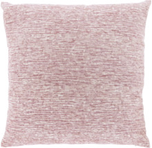 Quadratisches Zierkissen mit horizontalem Textilmuster