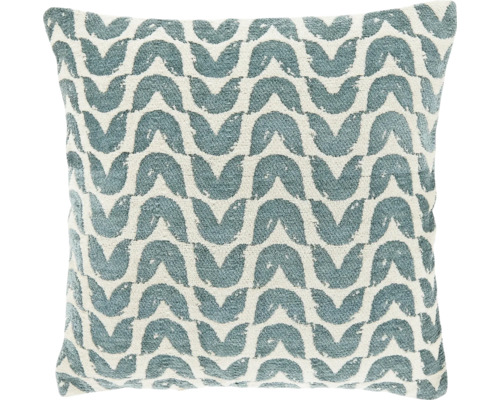 Dekokissen Unique Living Gozi blau 45x45 cm