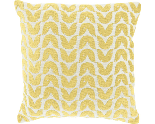 Dekokissen Unique Living Gozi gelb 45x45 cm