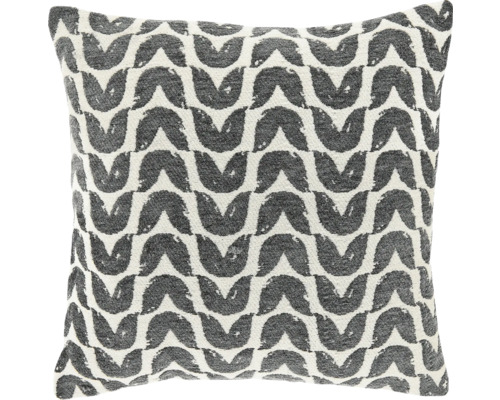 Dekokissen Unique Living Gozi dunkelgrau 45x45 cm