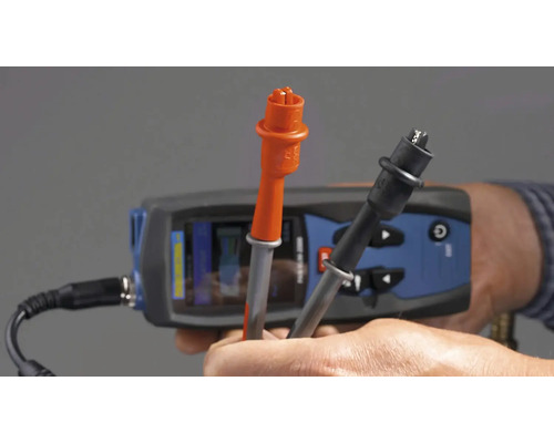 Abgasanalysegerät mit zwei Messfühlern