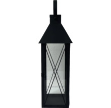 Laterne mit Griff und transparenten Scheiben