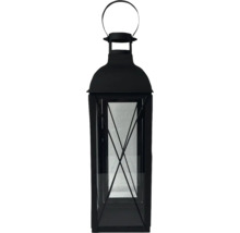 Schwarze Laterne mit Tragegriff für den Innen- und Außenbereich