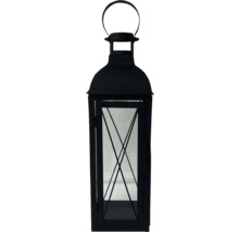Dekorative Laterne mit Glaseinsätzen und Tragegriff