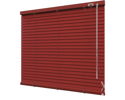 SOLUNA DIM-OUT Alu-Jalousie rot uni 150x170 cm, mit 20% mehr Lamellen zur besseren Verdunkelung