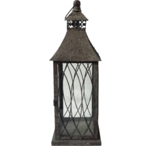 Dekorative Laterne aus Metall und Glas