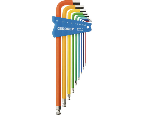Gedore Logo Innensechskantschlüssel Set mit verschiedenen Größen
