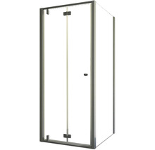 Eckdusche mit Glastür