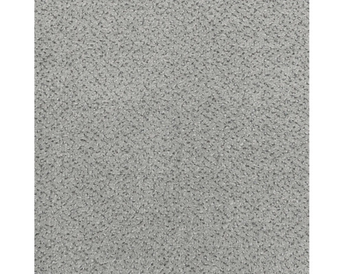 Teppichboden Velours Funchal FB97 grau 400 cm breit (Meterware) Nahaufnahme eines grauen Teppichs