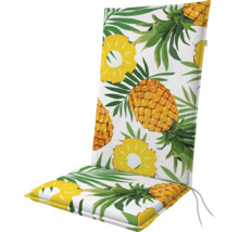 Stuhlkissen mit Ananas- und Blättermuster für Gartenmöbel