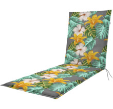 Liegenauflage mit Blumenmuster für Gartenmöbel