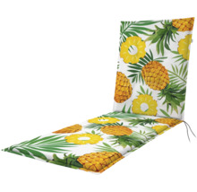 Liegenauflage mit Ananas- und Blättermuster