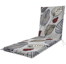 Auflage für Hochlehner-Gartenstuhl mit Blattmuster