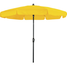 Gelber Sonnenschirm für den Aussenbereich