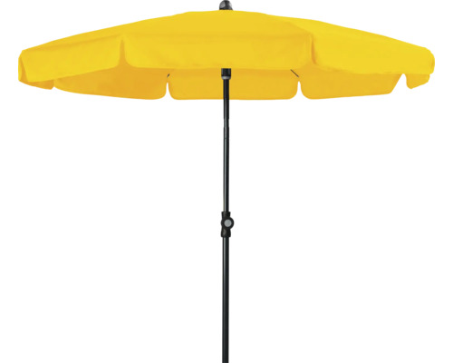 Gelber Sonnenschirm für den Aussenbereich