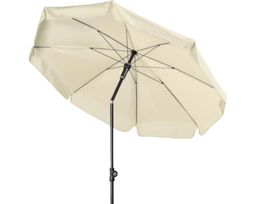 Geöffneter Gartenschirm mit Mast