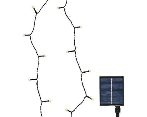 Solarbetriebene Lichterkette mit LED-Leuchten
