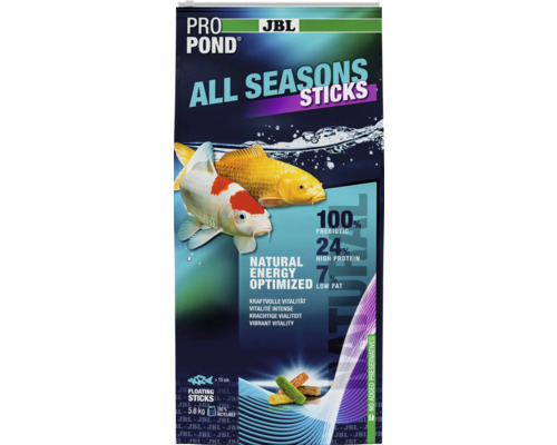 JBL Pro Pond All Seasons Sticks Fischfutter im 5,8 Kilogramm Sack