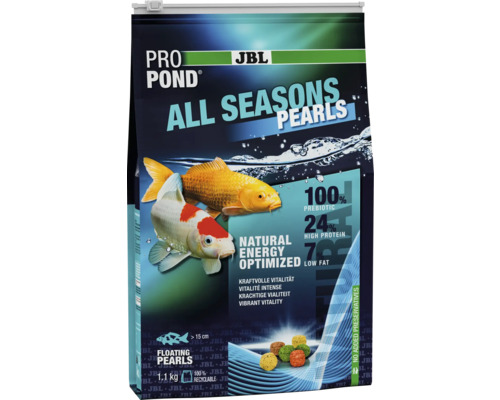 JBL Pro Pond All Seasons Pearls Fischfutter Verpackung