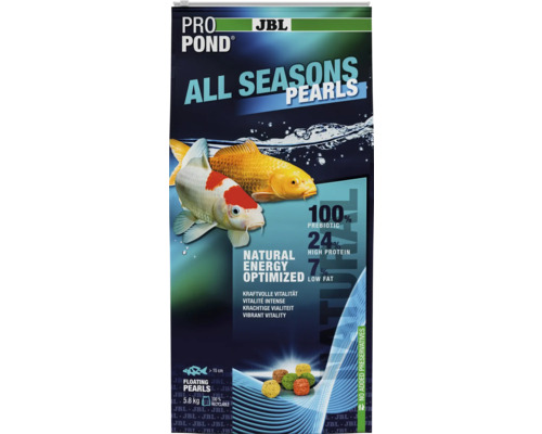 JBL Pro Pond All Seasons Pearls Fischfutter im 5,8 Kilogramm Sack