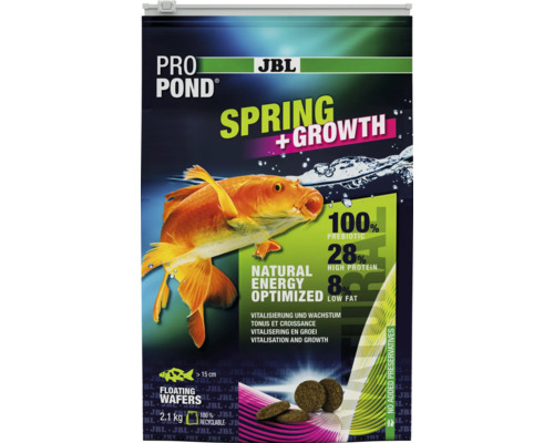 JBL Pro Pond Spring plus Growth Teichfutter, 2,1 Kilogramm Packung