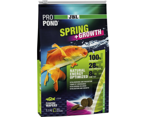 JBL Pro Pond Spring and Growth Fischfutter in der 2,1 Kilogramm Packung