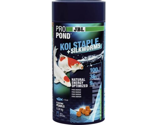 JBL Pro Pond Koi Staple mit Seidenraupen, 0,34 Kilogramm