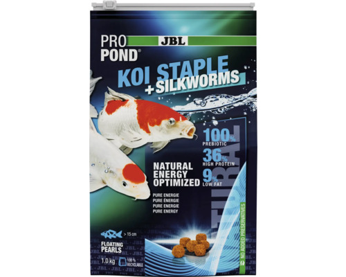 JBL ProPond Koi Staple Futtermittel für Koi mit Seidenraupen