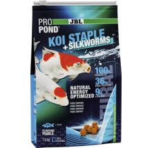 JBL Pro Pond Koi Staple mit Seidenraupen Fischfutter Packung