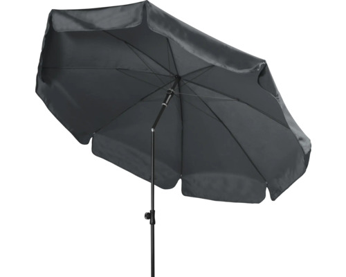 Grauer Sonnenschirm für den Aussenbereich