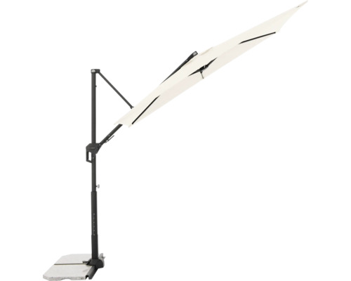 Freiarm-Sonnenschirm mit Ständer für den Außenbereich